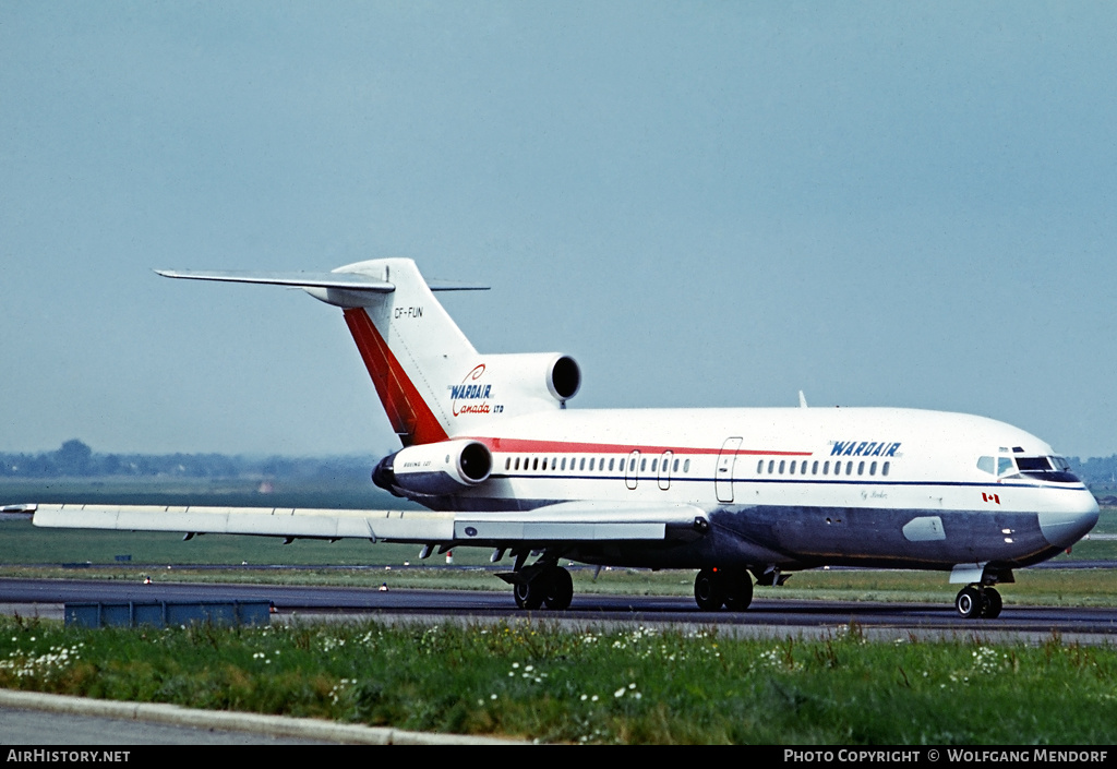 Aircraft Photo of CF-FUN | Boeing 727-11 | Wardair Canada | AirHistory.net #502276