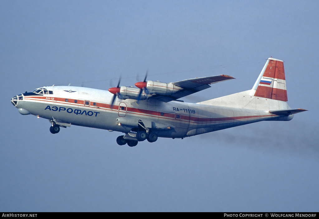 Aircraft Photo of RA-11118 | Antonov An-12BP | Aeroflot | AirHistory.net #502284