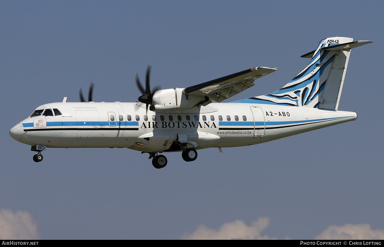 Aircraft Photo of A2-ABO | ATR ATR-42-500 | Air Botswana | AirHistory.net #502289