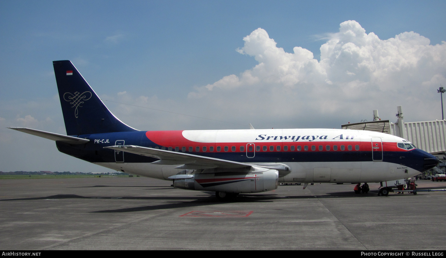 Aircraft Photo of PK-CJL | Boeing 737-284/Adv | Sriwijaya Air | AirHistory.net #502355