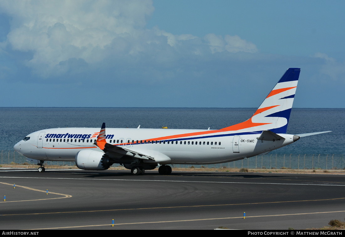 Aircraft Photo of OK-SWC | Boeing 737-8 Max 8 | Smartwings | AirHistory.net #502399