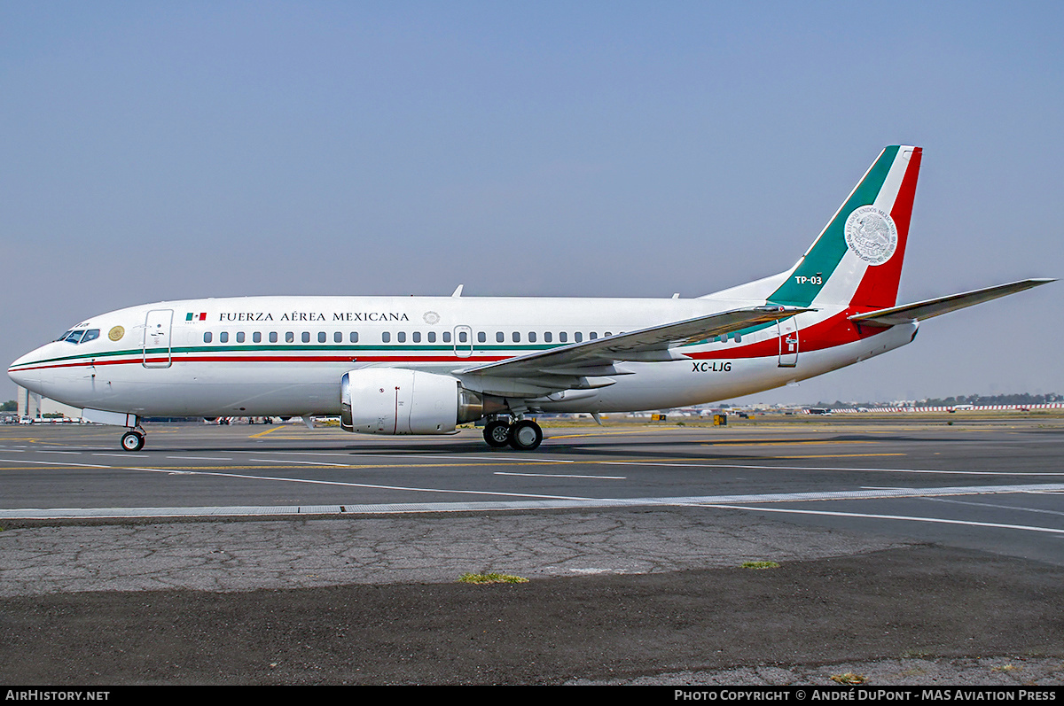 Aircraft Photo of XC-LJG | Boeing 737-322 | Mexico - Air Force | AirHistory.net #502401