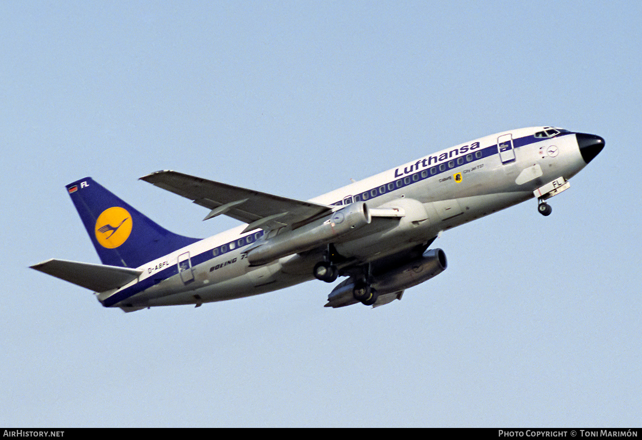 Aircraft Photo of D-ABFL | Boeing 737-230/Adv | Lufthansa | AirHistory.net #502435