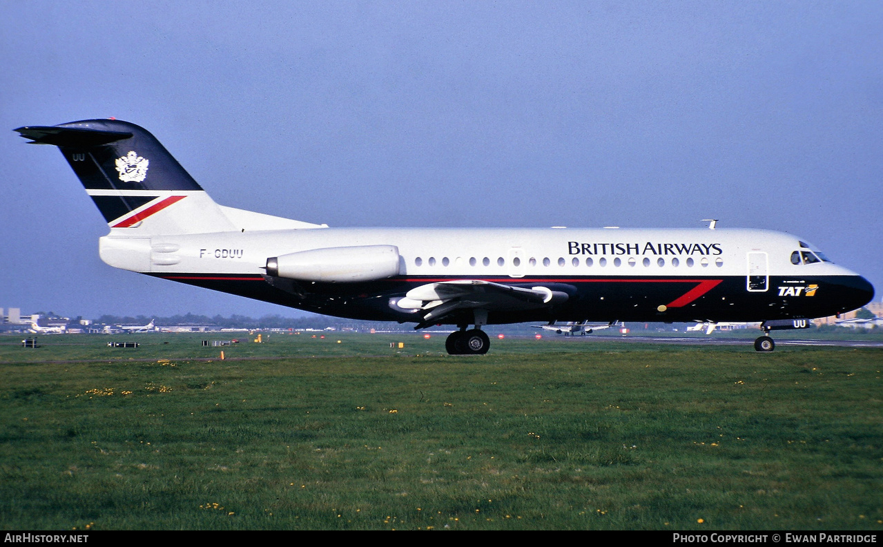 Aircraft Photo of F-GDUU | Fokker F28-2000 Fellowship | British Airways | AirHistory.net #502452