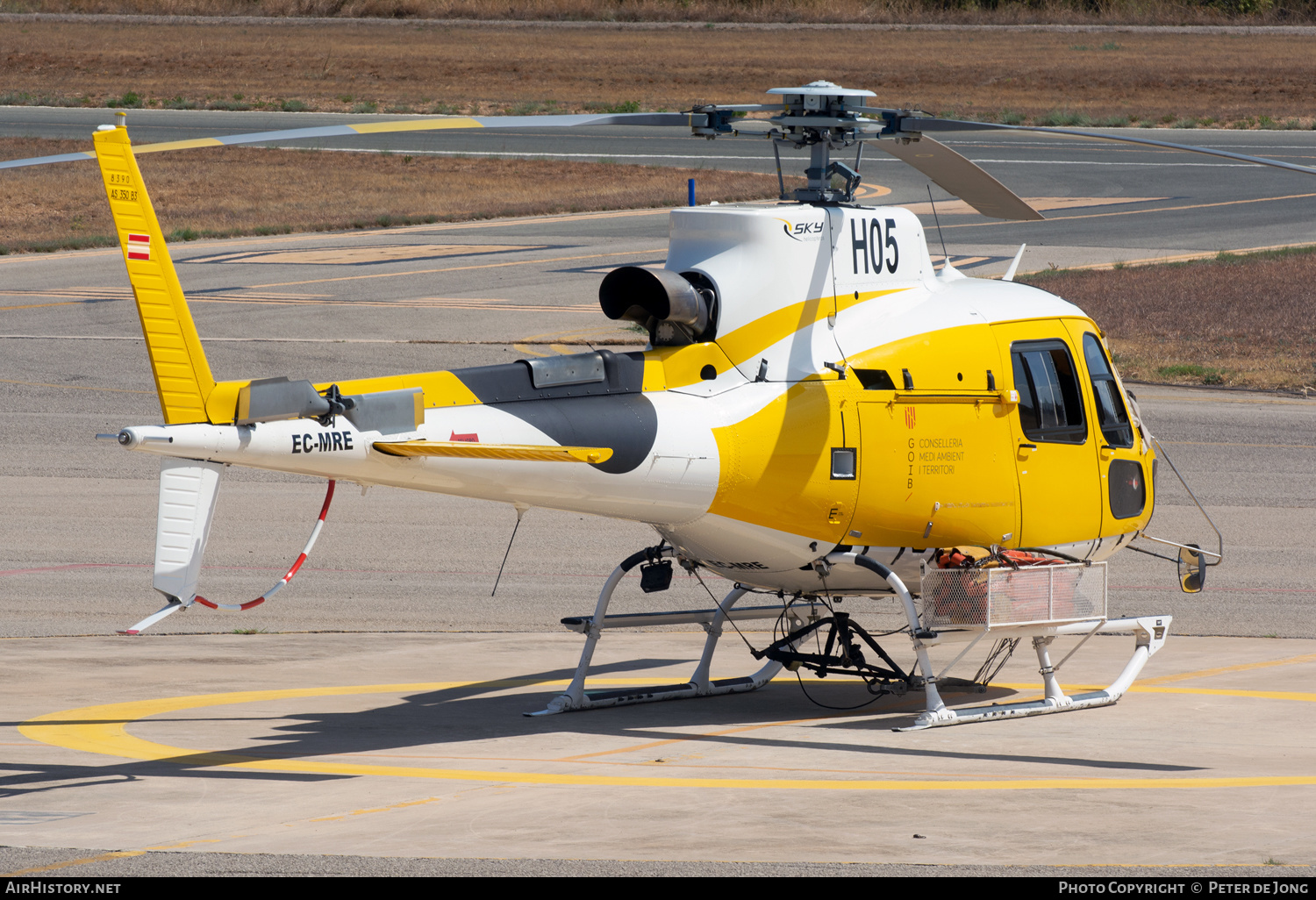 Aircraft Photo of EC-MRE | Aerospatiale AS-350B-3 Ecureuil | Govern de les Illes Balears | AirHistory.net #502481