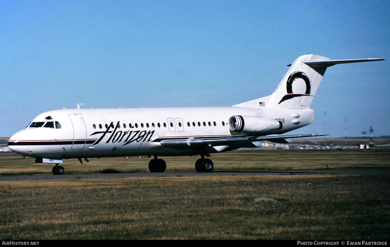 Aircraft Photo of N487US | Fokker F28-4000 Fellowship | Horizon Air | AirHistory.net #502515