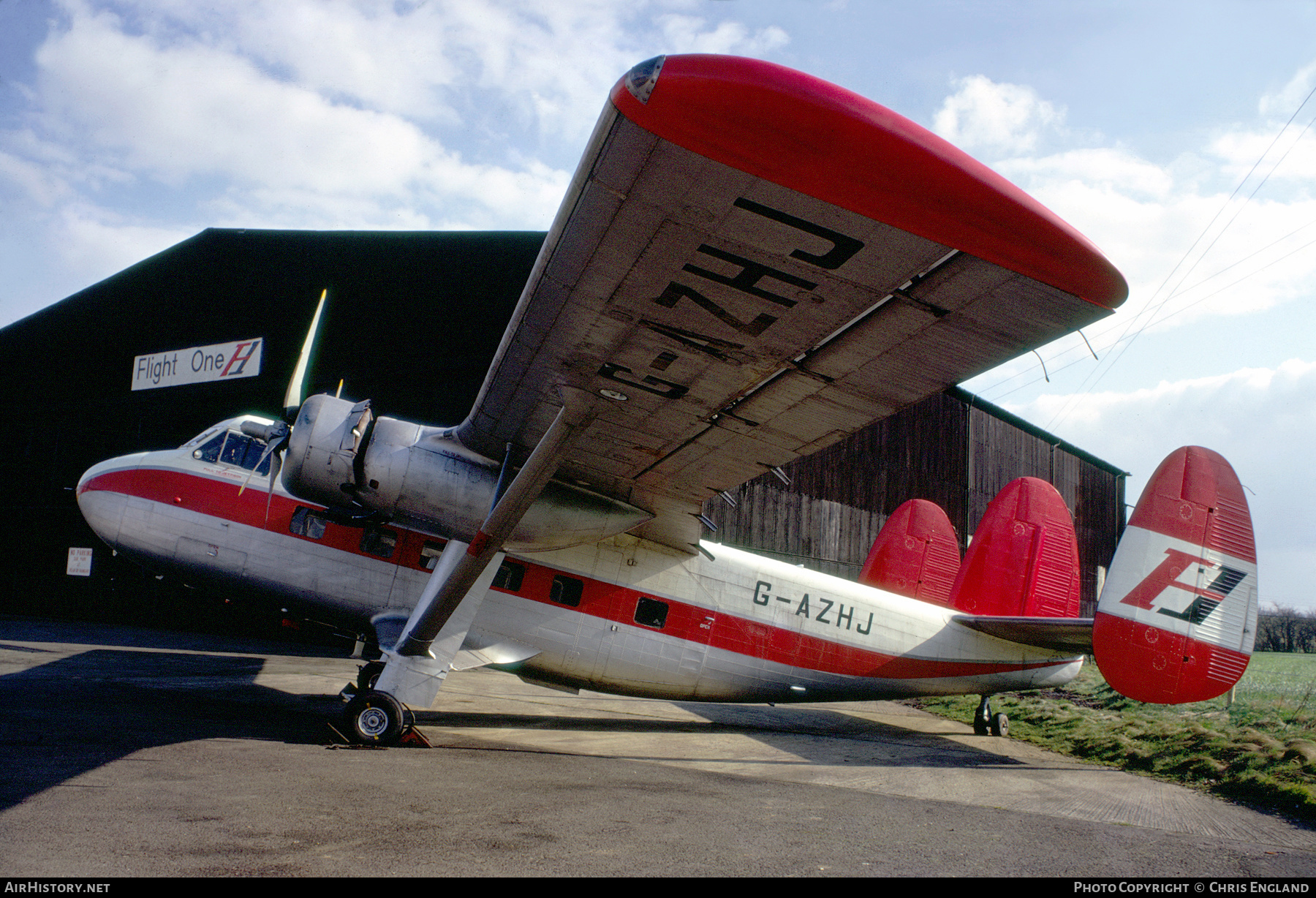Aircraft Photo of G-AZHJ | Scottish Aviation Twin Pioneer Series 3 | F1 - Flight One | AirHistory.net #502559