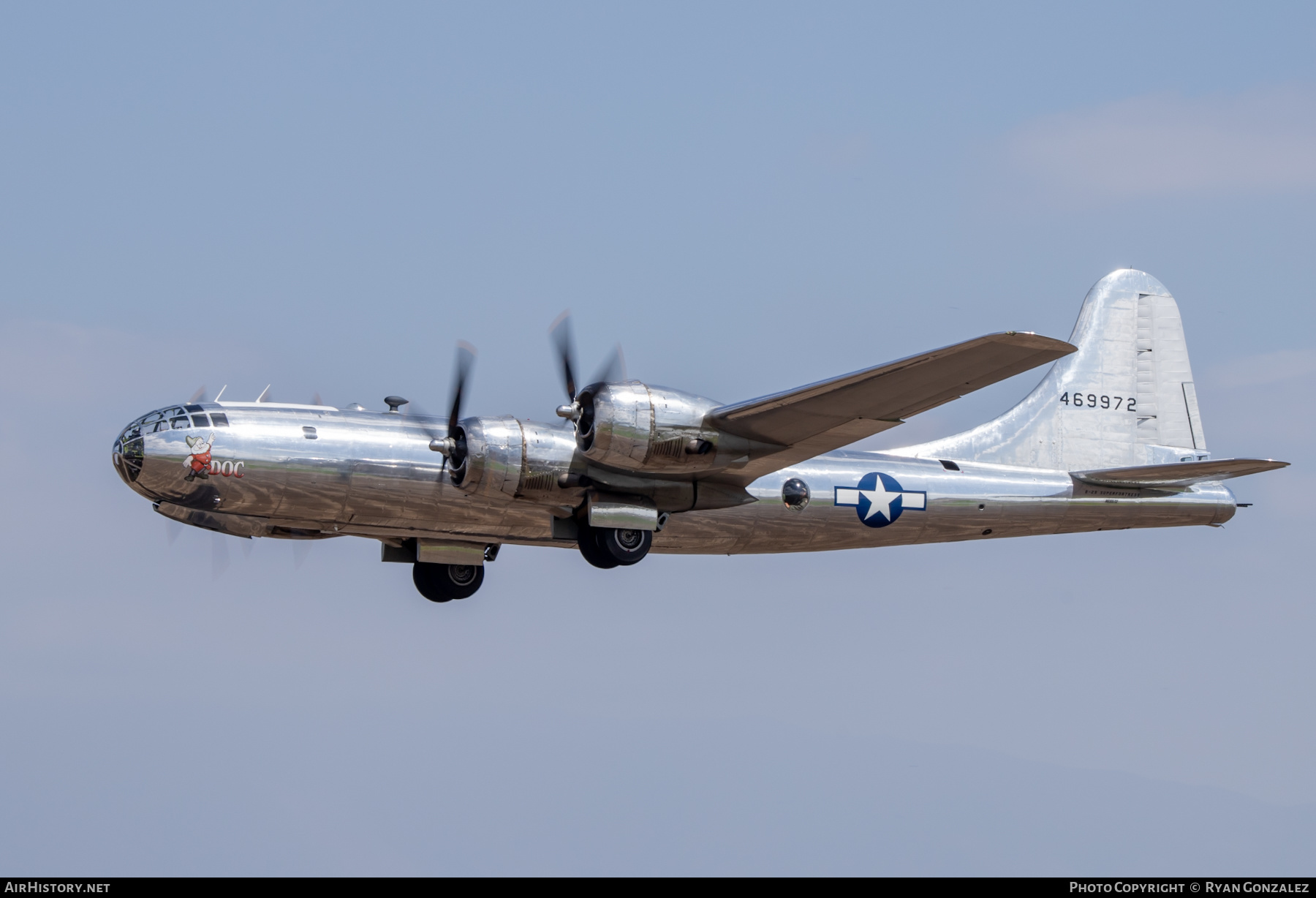 Aircraft Photo of N69972 / 469972 | Boeing B-29 Superfortress | USA - Air Force | AirHistory.net #502588
