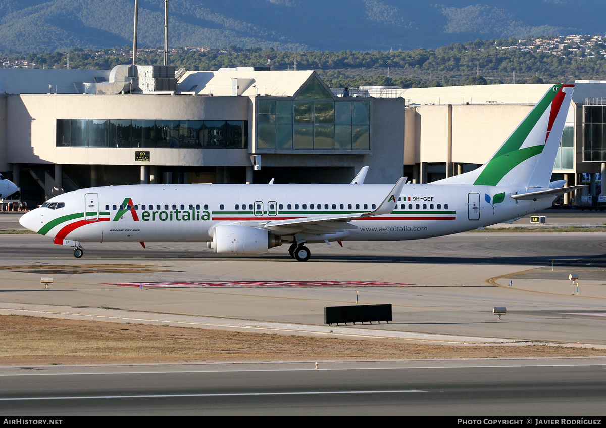 Aircraft Photo of 9H-GEF | Boeing 737-86Q | Aeroitalia | AirHistory.net #502595