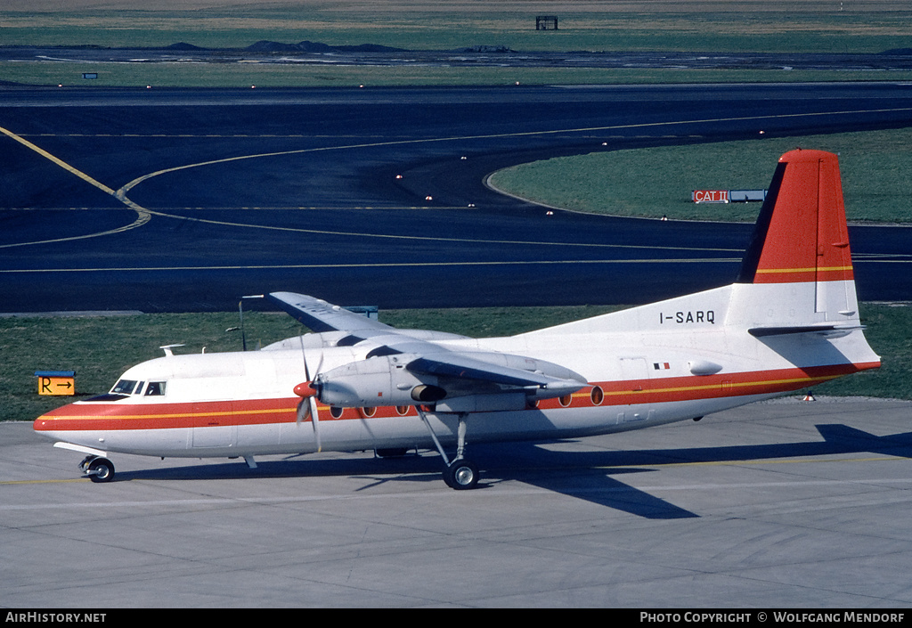 Aircraft Photo of I-SARQ | Fokker F27-200 Friendship | Alisarda | AirHistory.net #502612