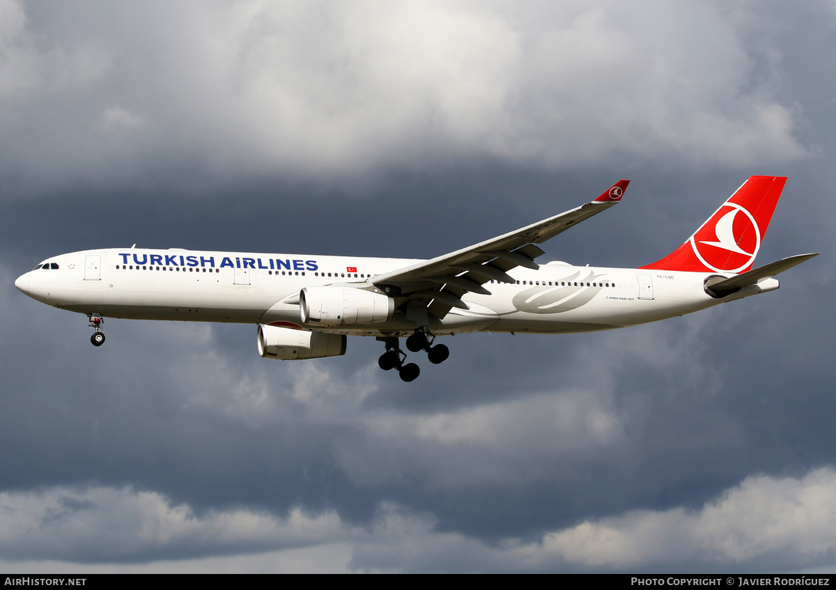 Aircraft Photo of TC-LOC | Airbus A330-343 | Turkish Airlines | AirHistory.net #502615