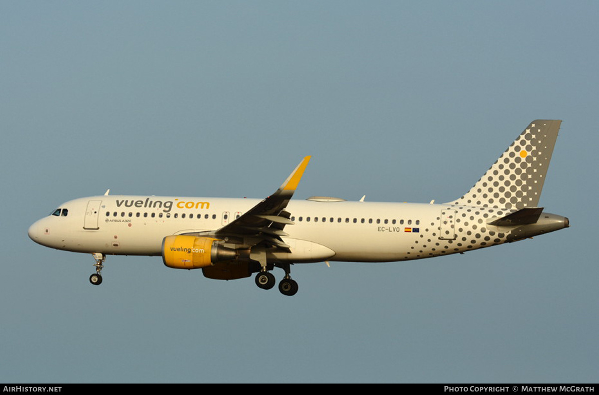 Aircraft Photo of EC-LVO | Airbus A320-214 | Vueling Airlines | AirHistory.net #502631