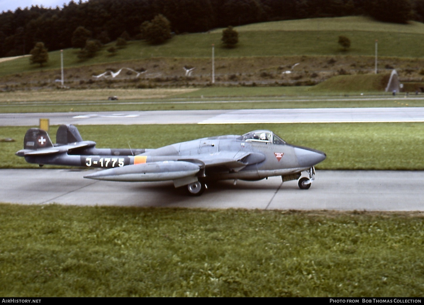 Aircraft Photo of J-1775 | De Havilland D.H. 112 Venom FB54 | Switzerland - Air Force | AirHistory.net #502632