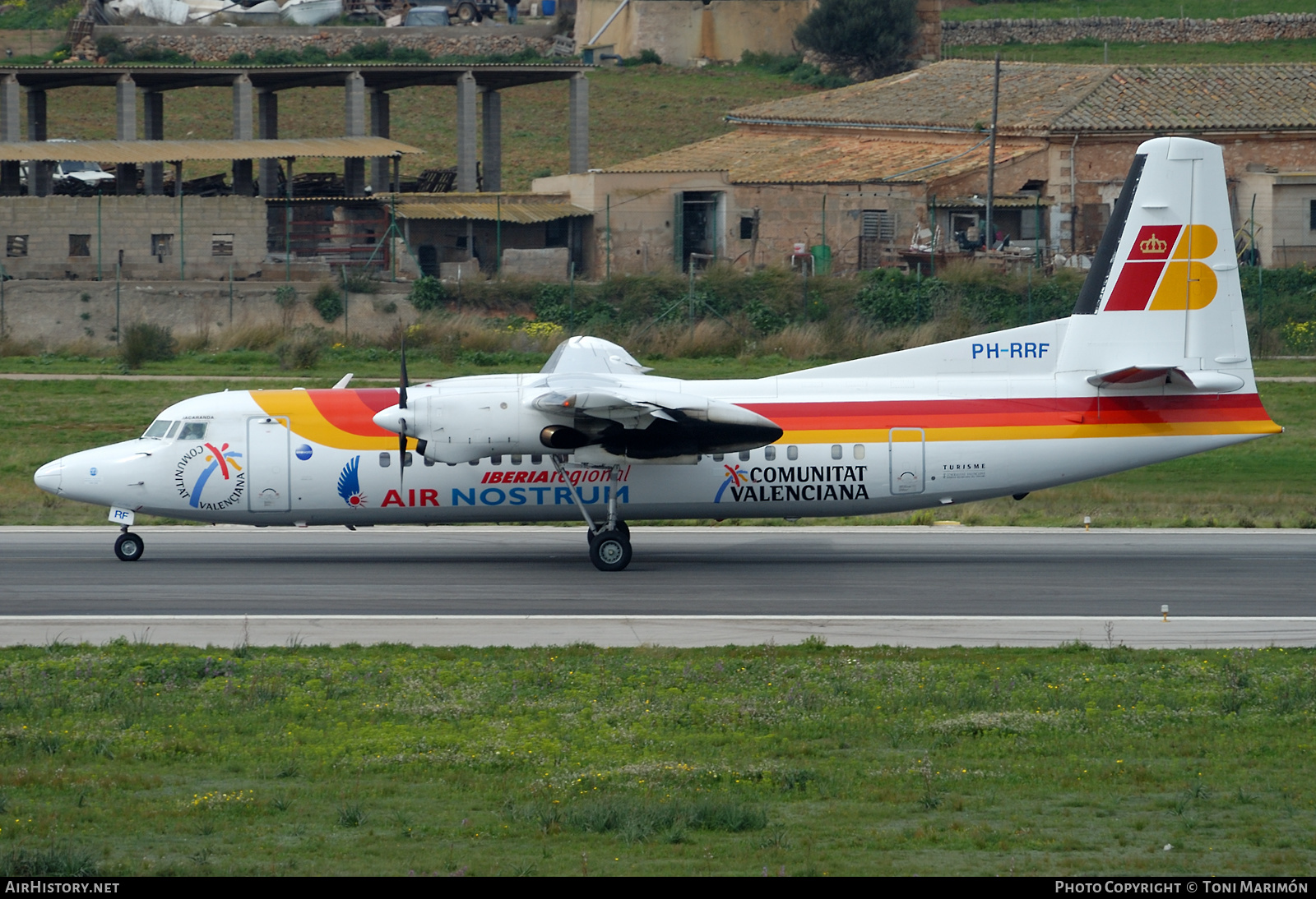Aircraft Photo of PH-RRF | Fokker 50 | Iberia Regional | AirHistory.net #502635