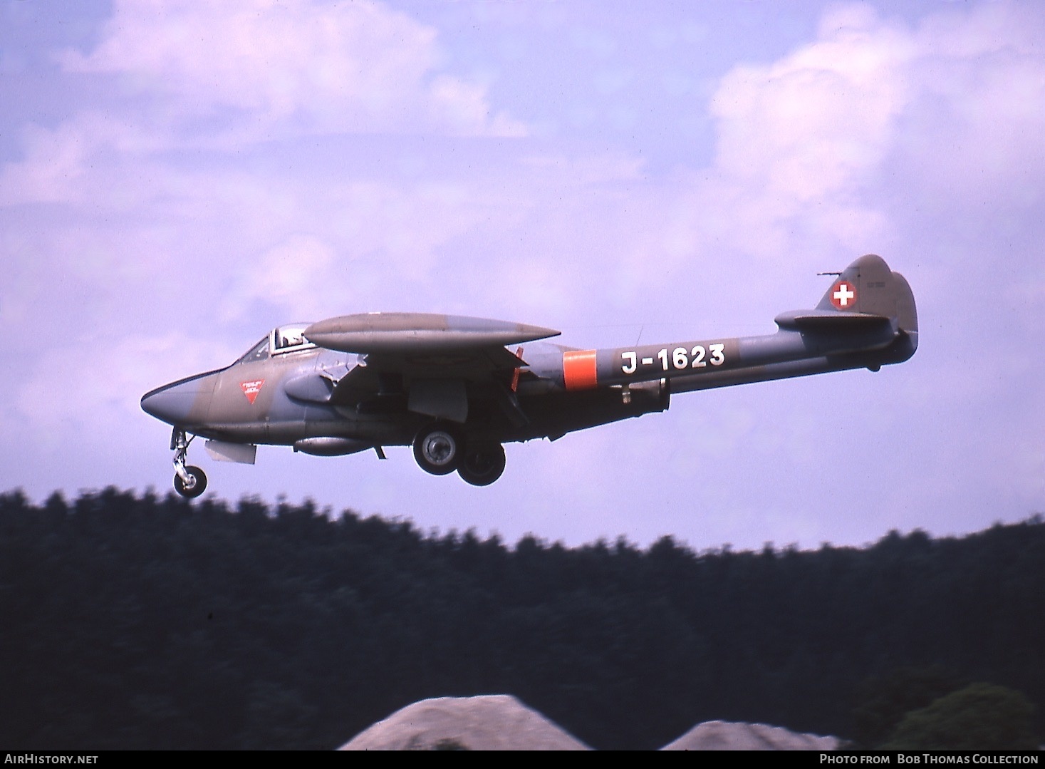Aircraft Photo of J-1623 | De Havilland D.H. 112 Venom FB50 | Switzerland - Air Force | AirHistory.net #502636