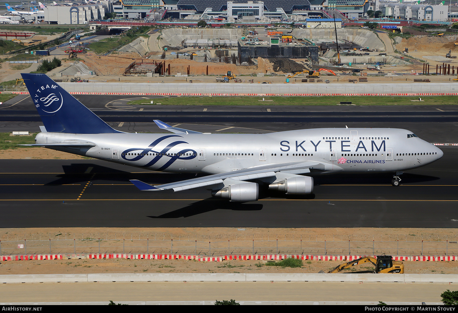 Aircraft Photo of B-18211 | Boeing 747-409 | China Airlines | AirHistory.net #502663