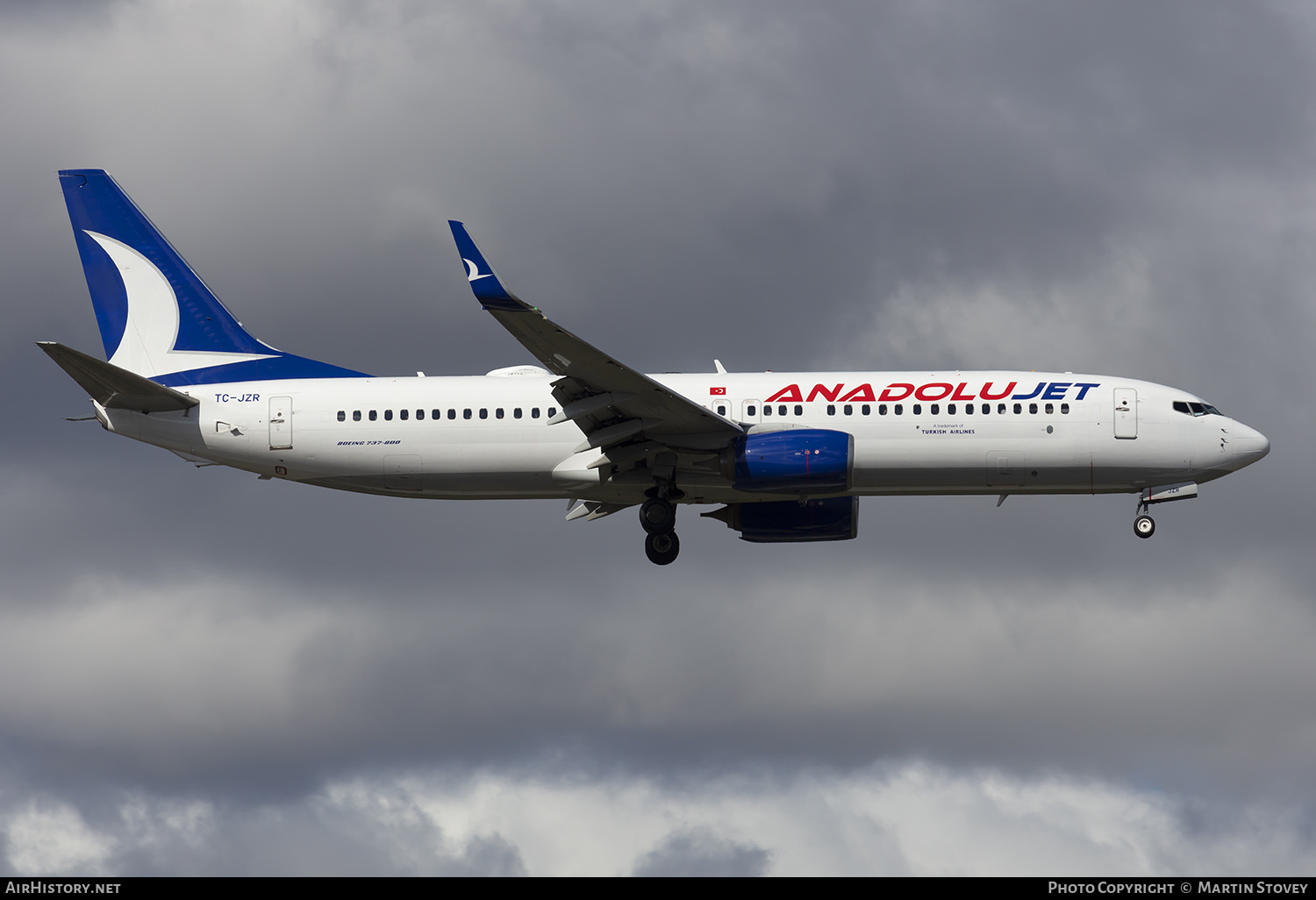 Aircraft Photo of TC-JZR | Boeing 737-8JP | AnadoluJet | AirHistory.net #502672