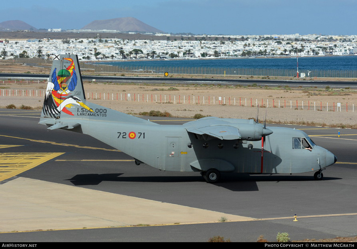 Aircraft Photo of T.12B-71 | CASA C-212-100 Aviocar | Spain - Air Force | AirHistory.net #502673