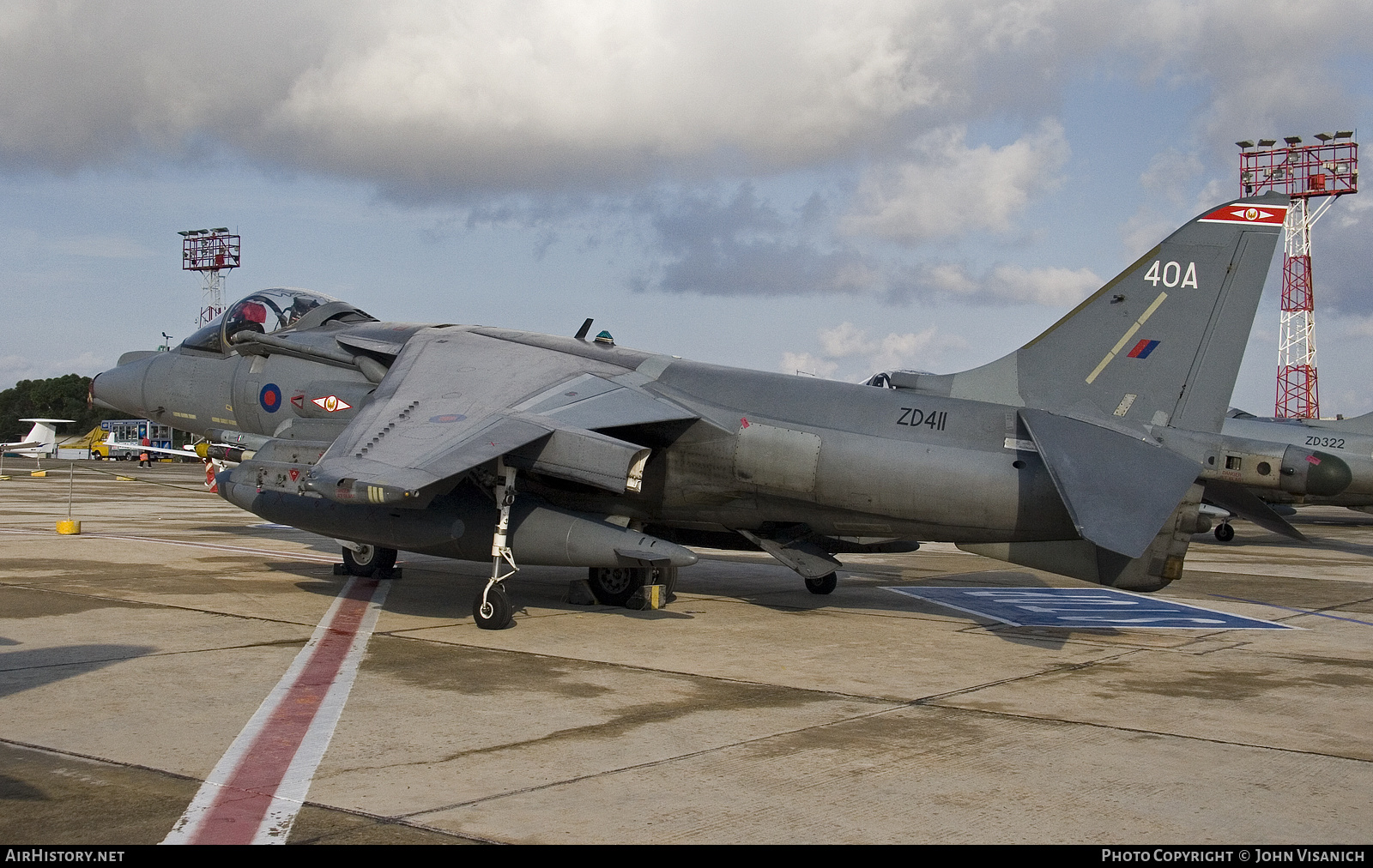 Aircraft Photo of ZD411 | British Aerospace Harrier GR7A | UK - Air Force | AirHistory.net #502710