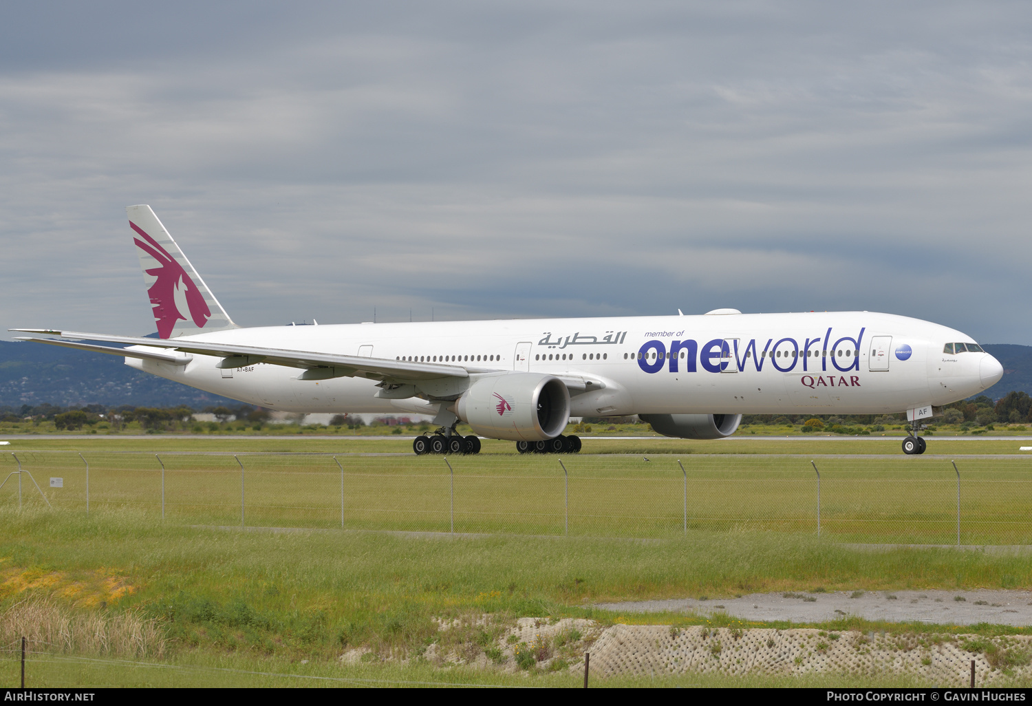 Aircraft Photo of A7-BAF | Boeing 777-3DZ/ER | Qatar Airways | AirHistory.net #502734