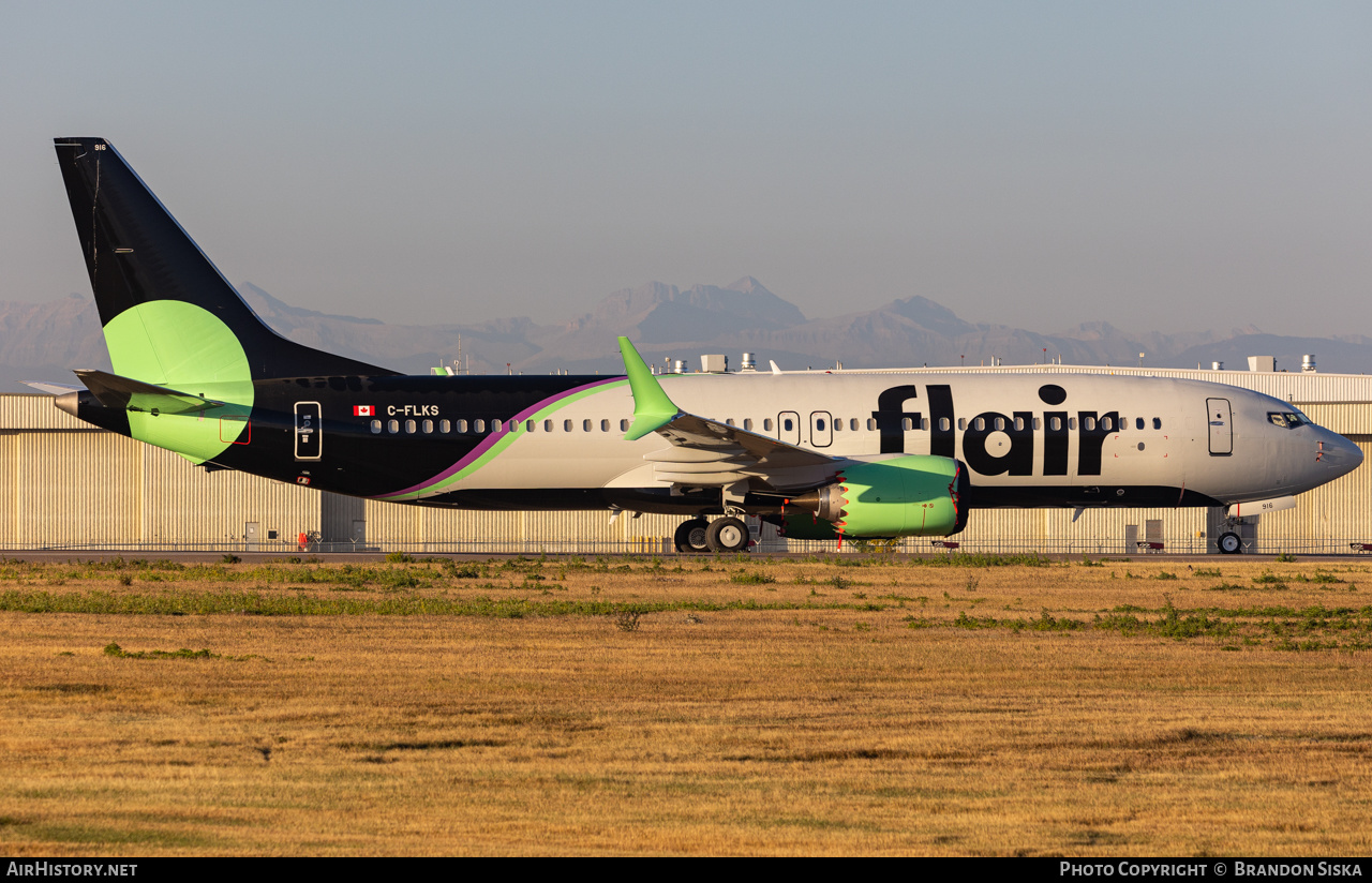 Aircraft Photo of C-FLKS | Boeing 737-8 Max 8 | Flair Airlines | AirHistory.net #502757
