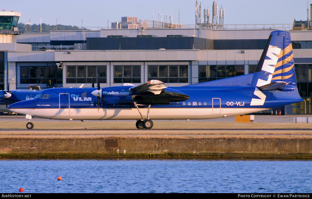 Aircraft Photo of OO-VLJ | Fokker 50 | VLM Airlines | AirHistory.net #502762
