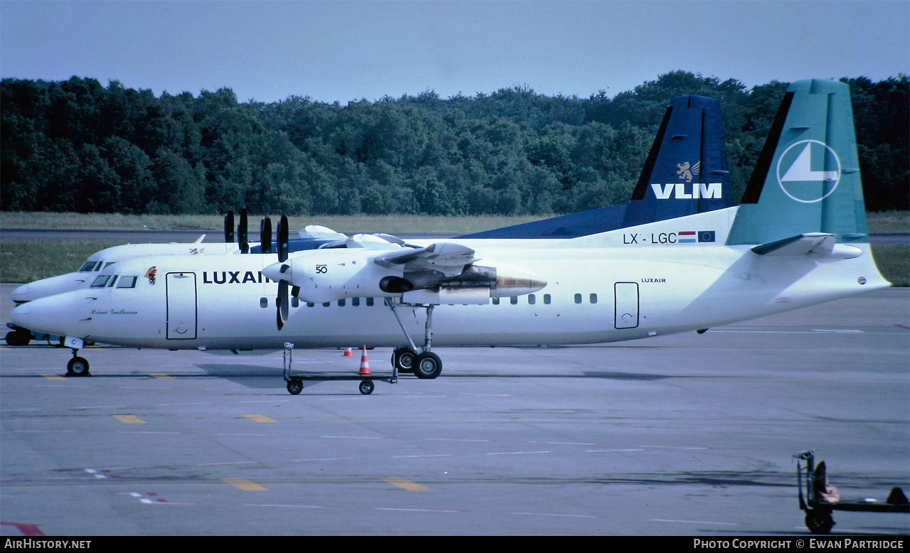 Aircraft Photo of LX-LGC | Fokker 50 | Luxair | AirHistory.net #502765