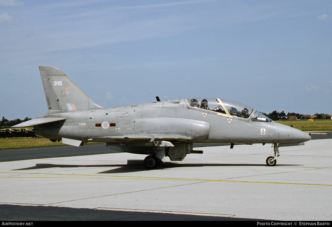 Aircraft Photo of XX315 | British Aerospace Hawk T1A | UK - Air Force | AirHistory.net #502782