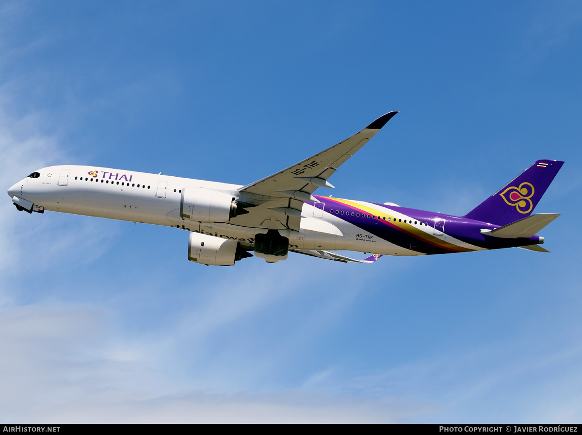 Aircraft Photo of HS-THF | Airbus A350-941 | Thai Airways International | AirHistory.net #502785