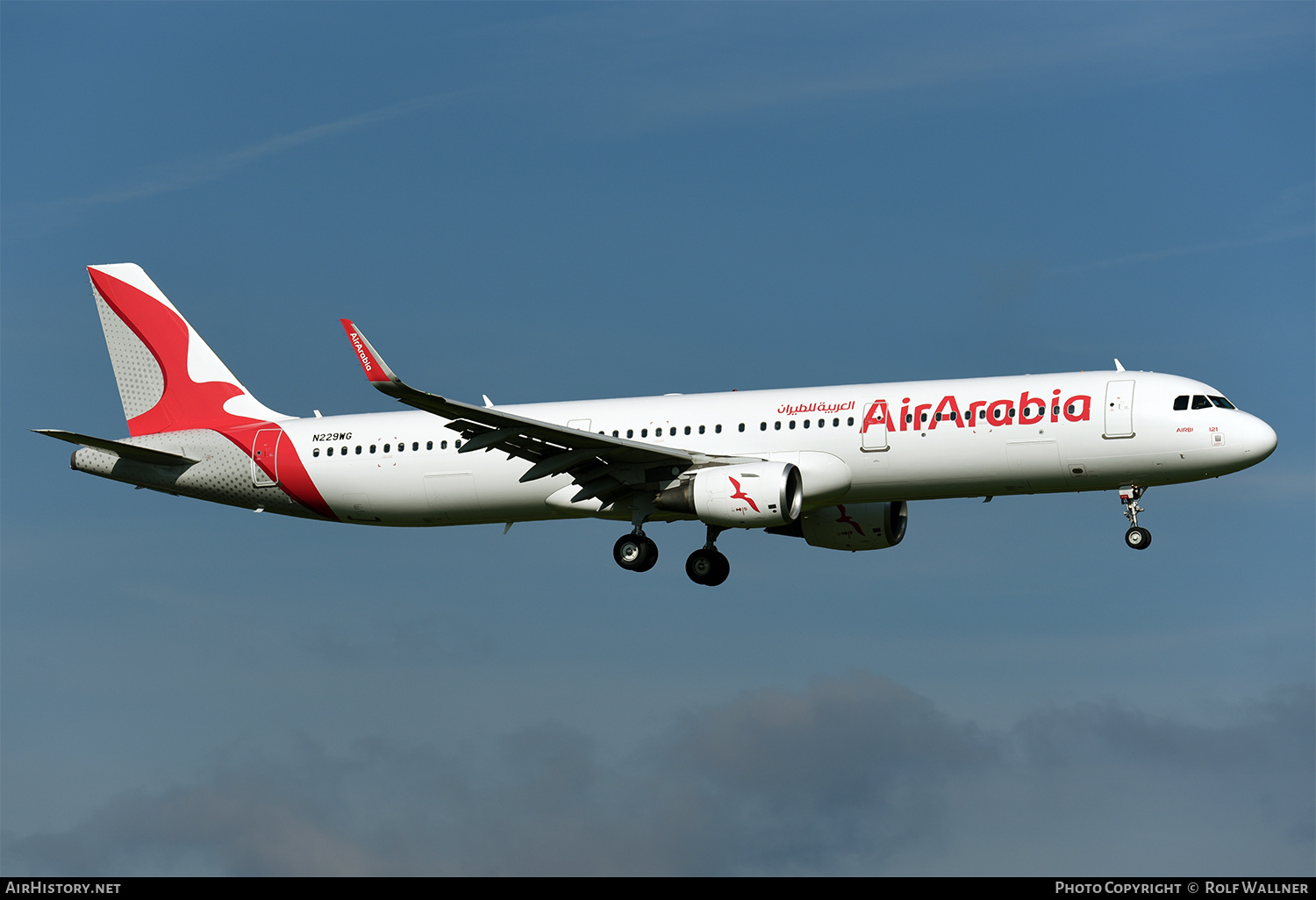 Aircraft Photo of N229WG | Airbus A321-211 | Air Arabia | AirHistory.net #502800