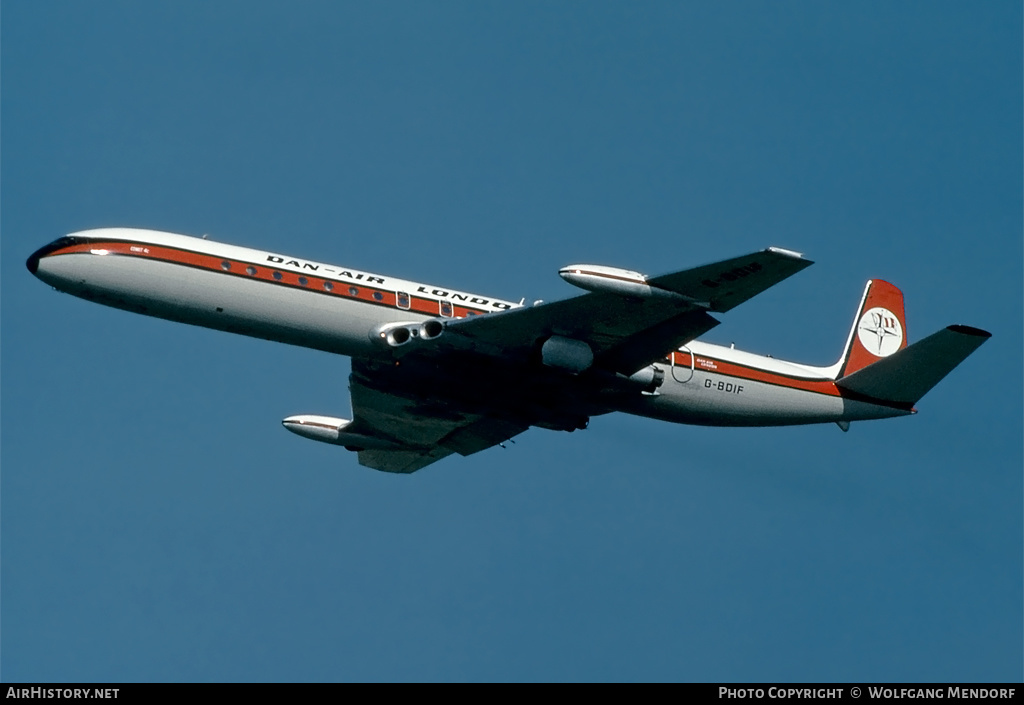 Aircraft Photo of G-BDIF | De Havilland D.H. 106 Comet 4C | Dan-Air London | AirHistory.net #502816