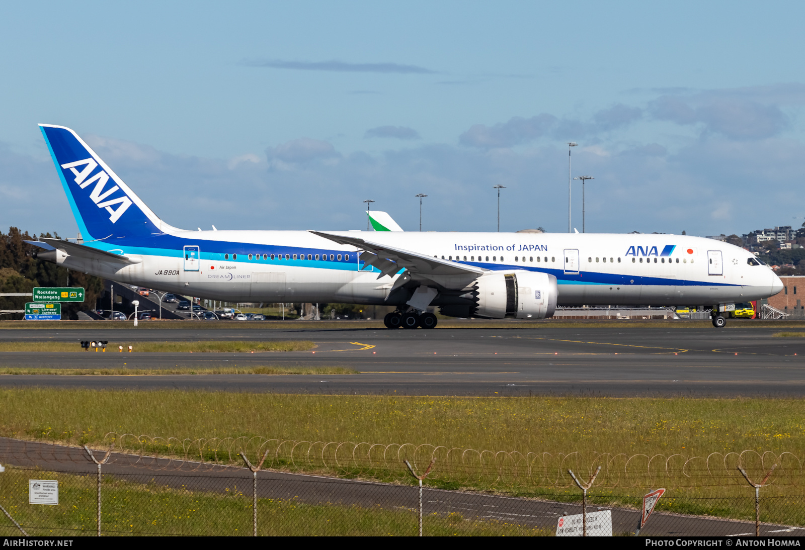 Aircraft Photo of JA890A | Boeing 787-9 Dreamliner | All Nippon Airways - ANA | AirHistory.net #502824