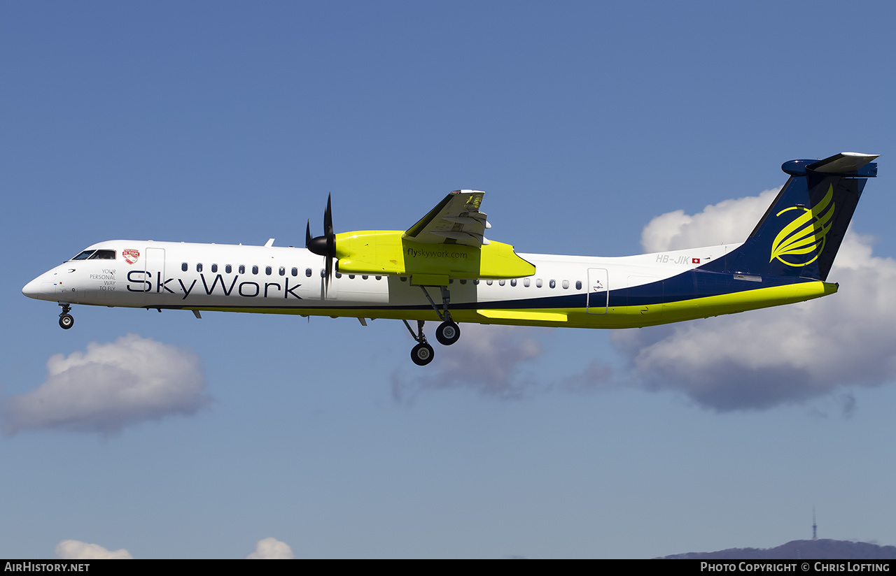 Aircraft Photo of HB-JIK | Bombardier DHC-8-402 Dash 8 | SkyWork Airlines | AirHistory.net #502844