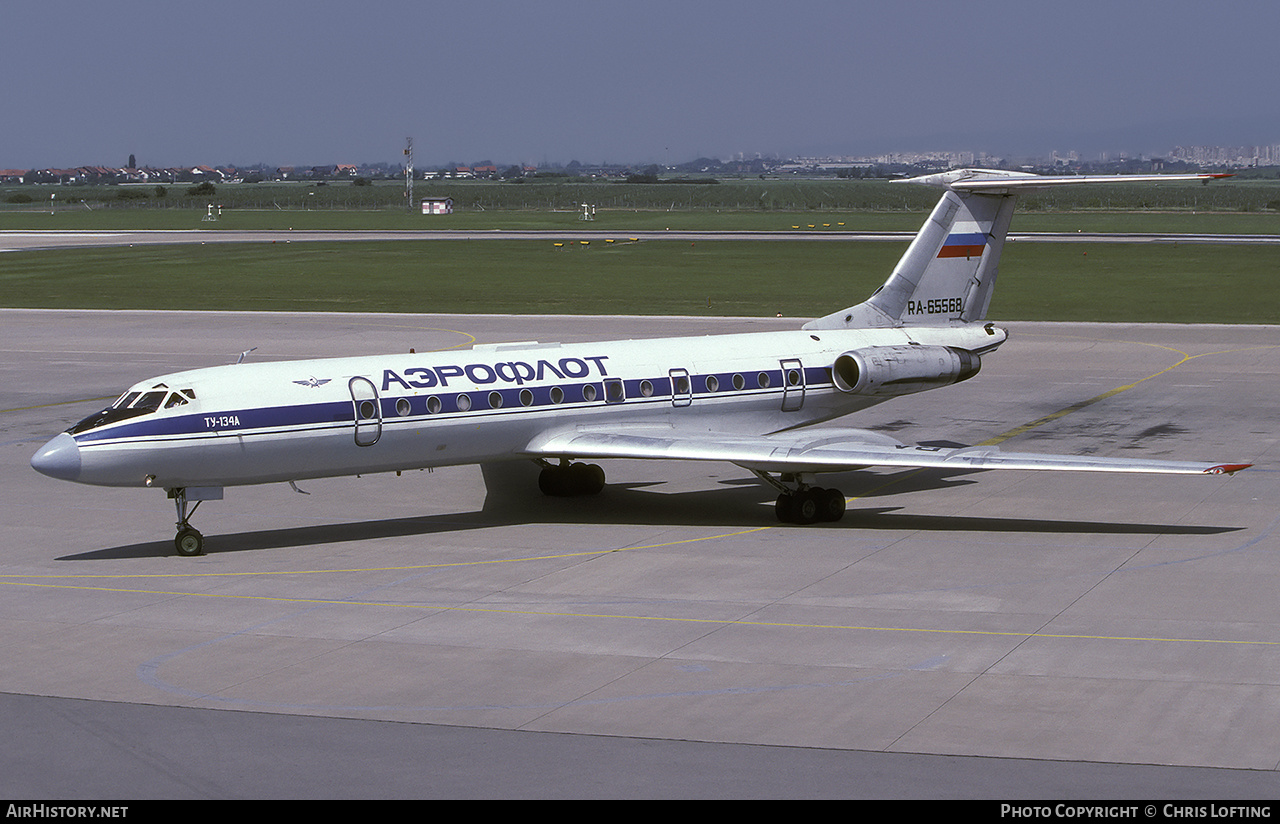 Aircraft Photo of RA-65568 | Tupolev Tu-134A | Aeroflot | AirHistory.net #502853