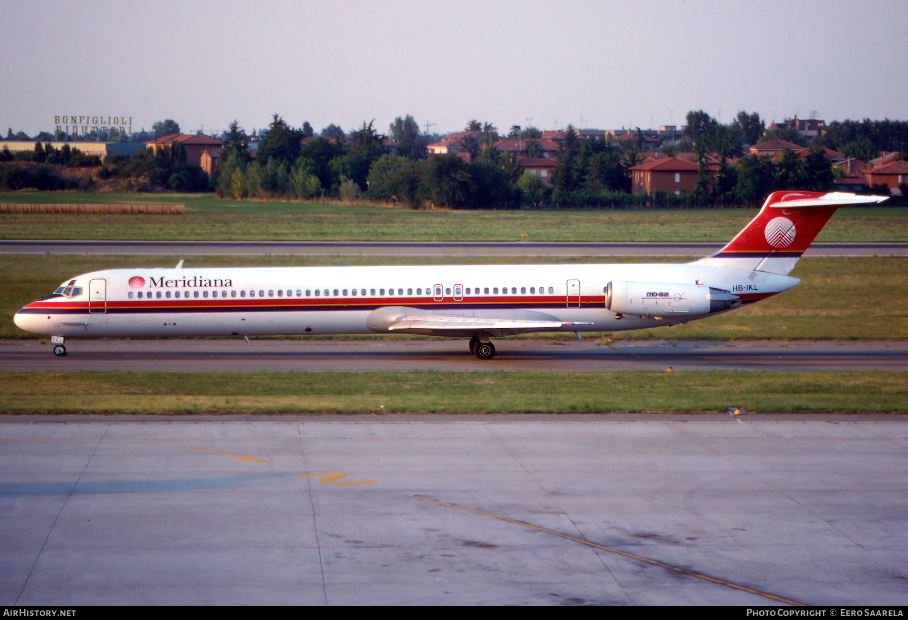 Aircraft Photo of HB-IKL | McDonnell Douglas MD-82 (DC-9-82) | Meridiana | AirHistory.net #502857