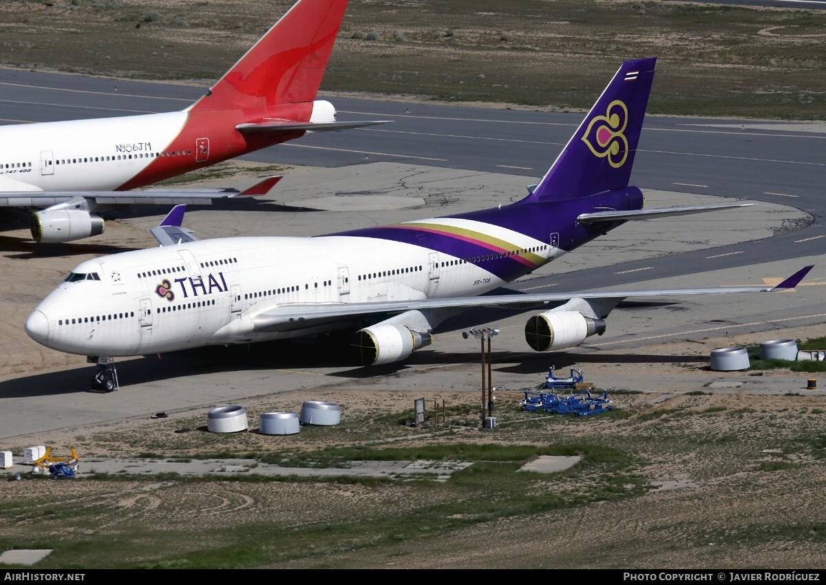 Aircraft Photo of HS-TGK | Boeing 747-4D7 | Thai Airways International | AirHistory.net #502858
