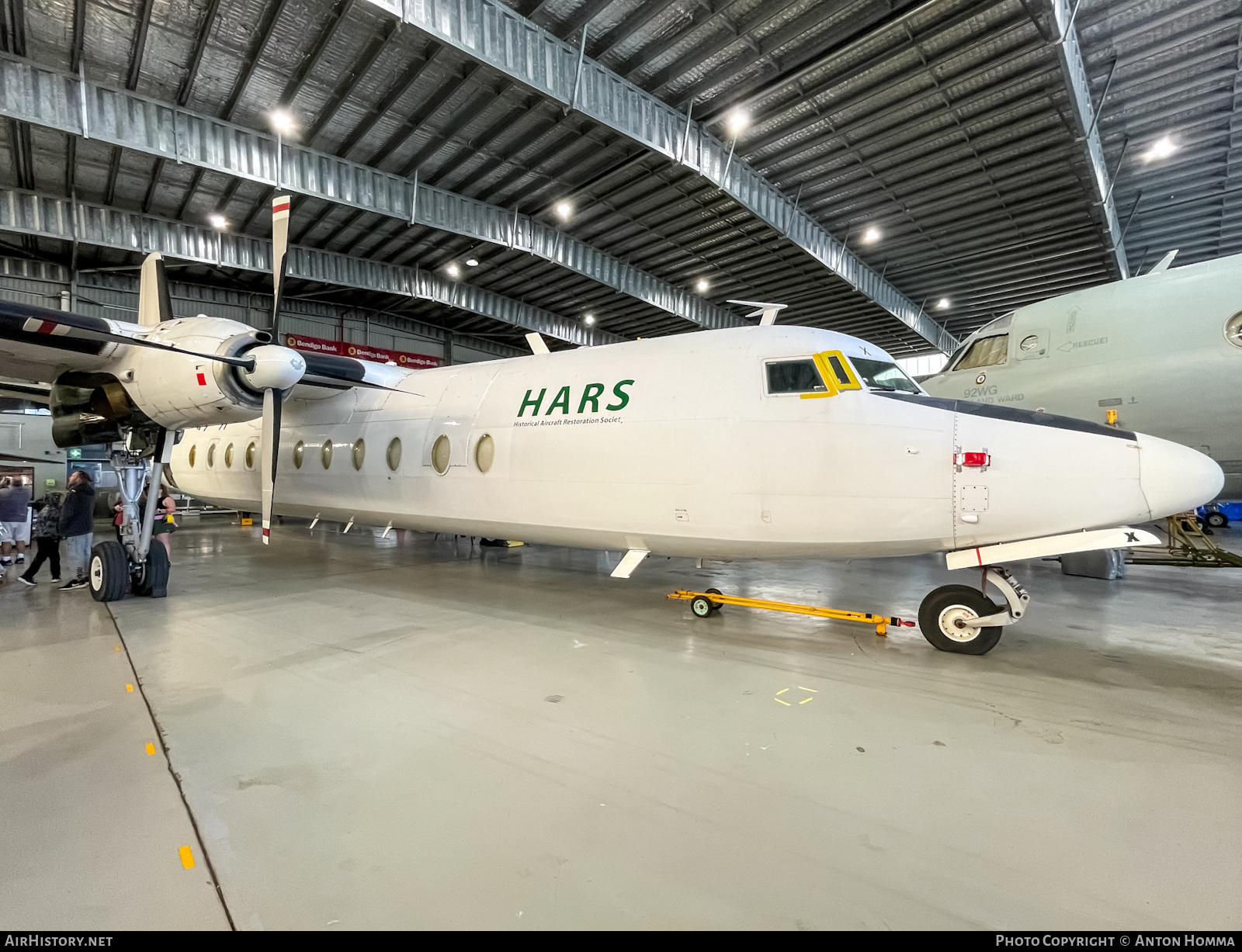 Aircraft Photo of VH-EWH | Fokker F27-500 Friendship | Historical Aircraft Restoration Society - HARS | AirHistory.net #502890