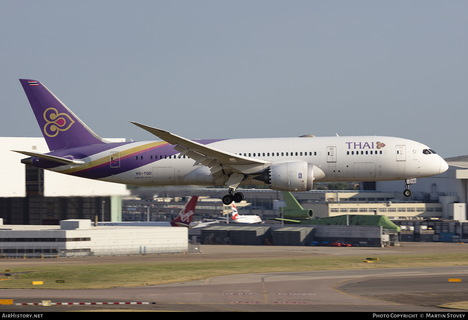 Aircraft Photo of HS-TQD | Boeing 787-8 Dreamliner | Thai Airways International | AirHistory.net #502902