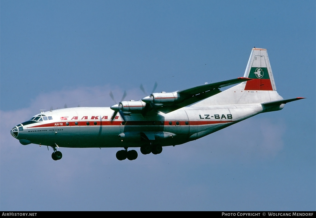 Aircraft Photo of LZ-BAB | Antonov An-12B | Balkan - Bulgarian Airlines Cargo | AirHistory.net #502911