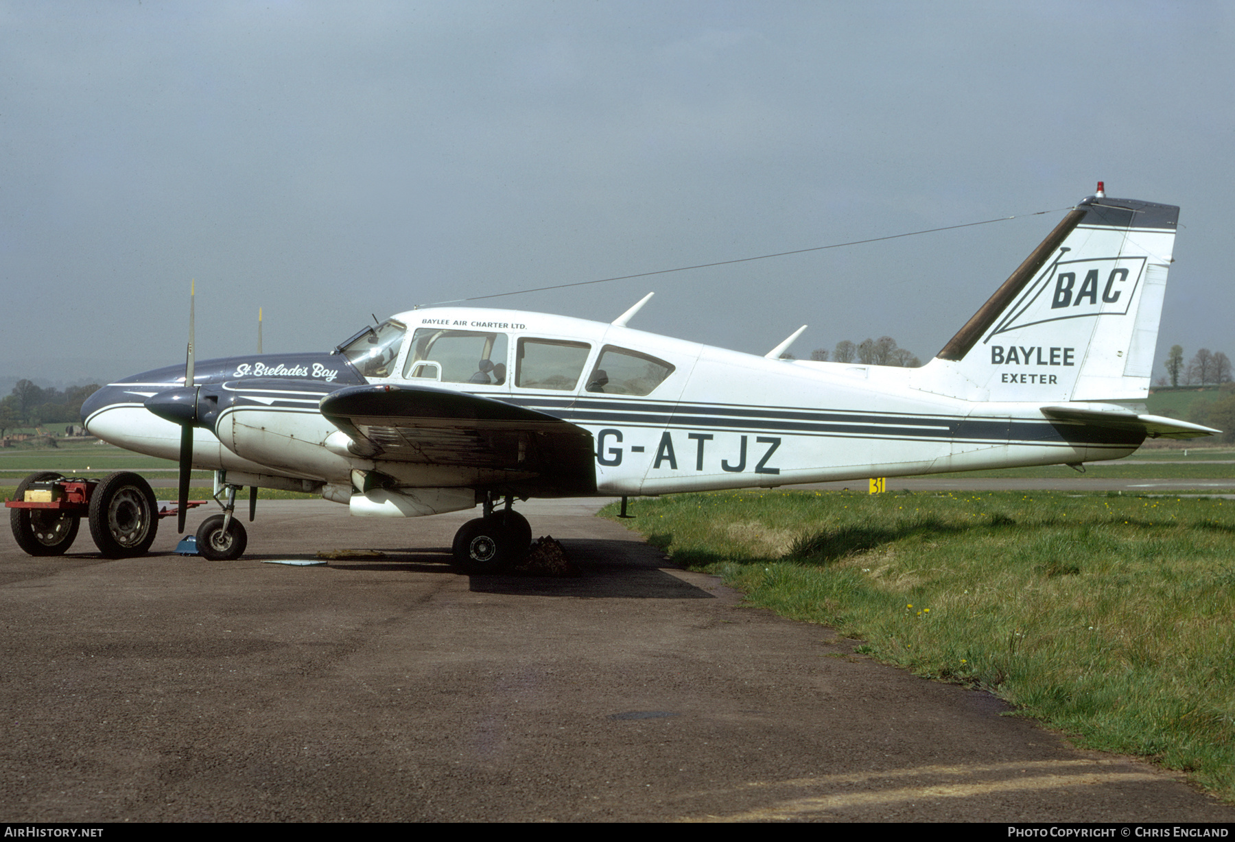 Aircraft Photo of G-ATJZ | Piper PA-23-250 Aztec C | Baylee Air Charter Services | AirHistory.net #502927