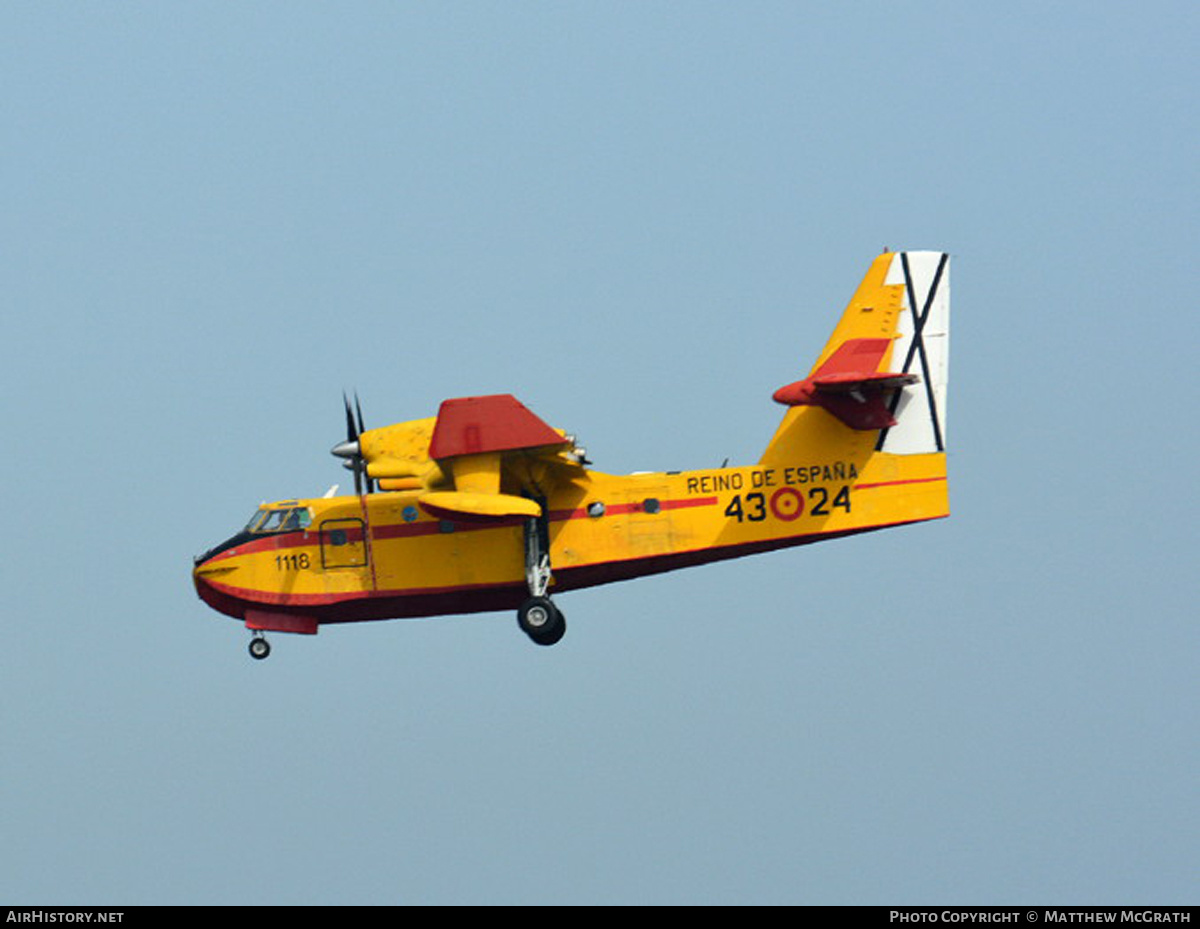 Aircraft Photo of UD.13-24 | Canadair CL-215T (CL-215-6B11) | Spain - Air Force | AirHistory.net #502929