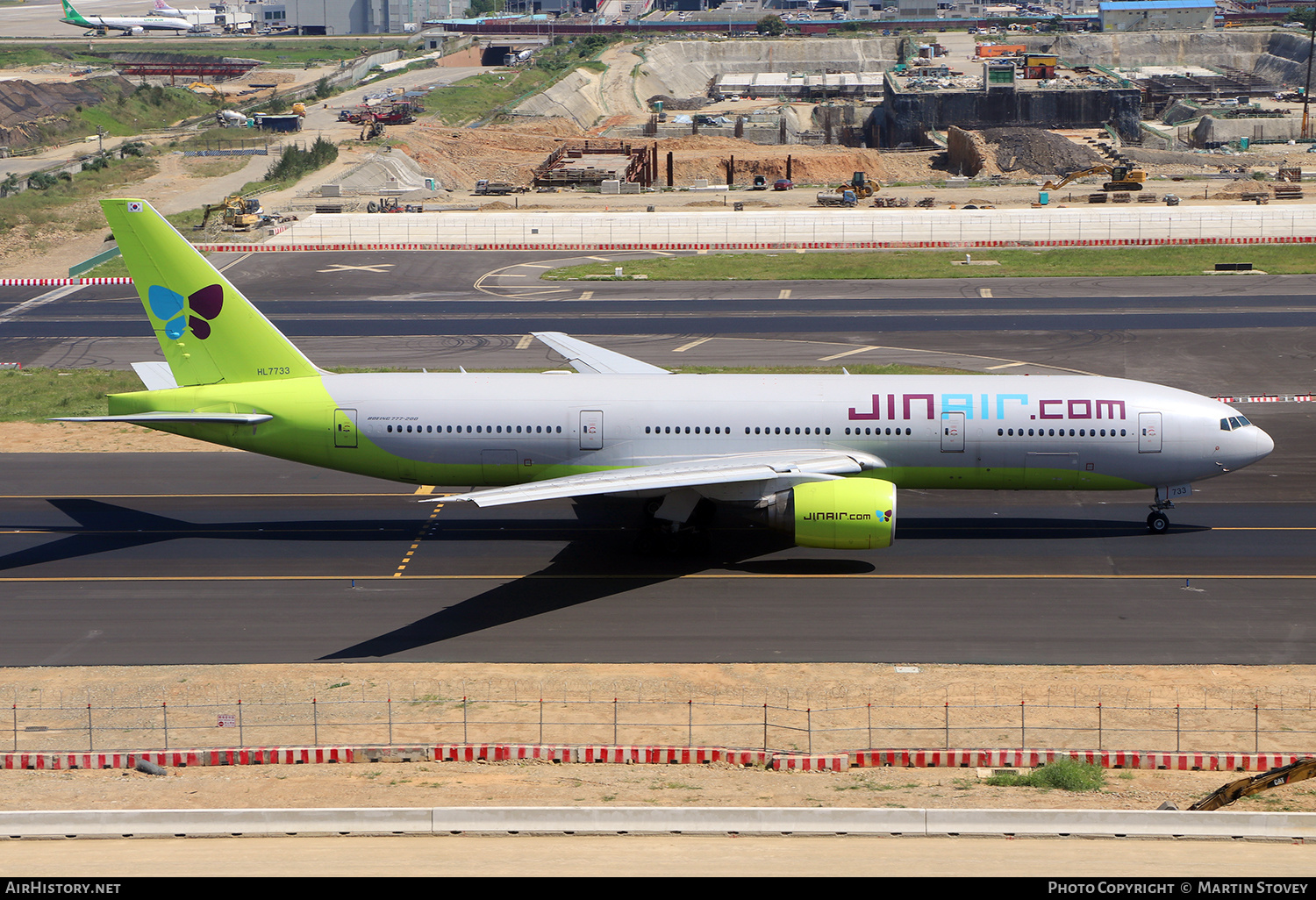 Aircraft Photo of HL7733 | Boeing 777-2B5/ER | Jin Air | AirHistory.net #502933