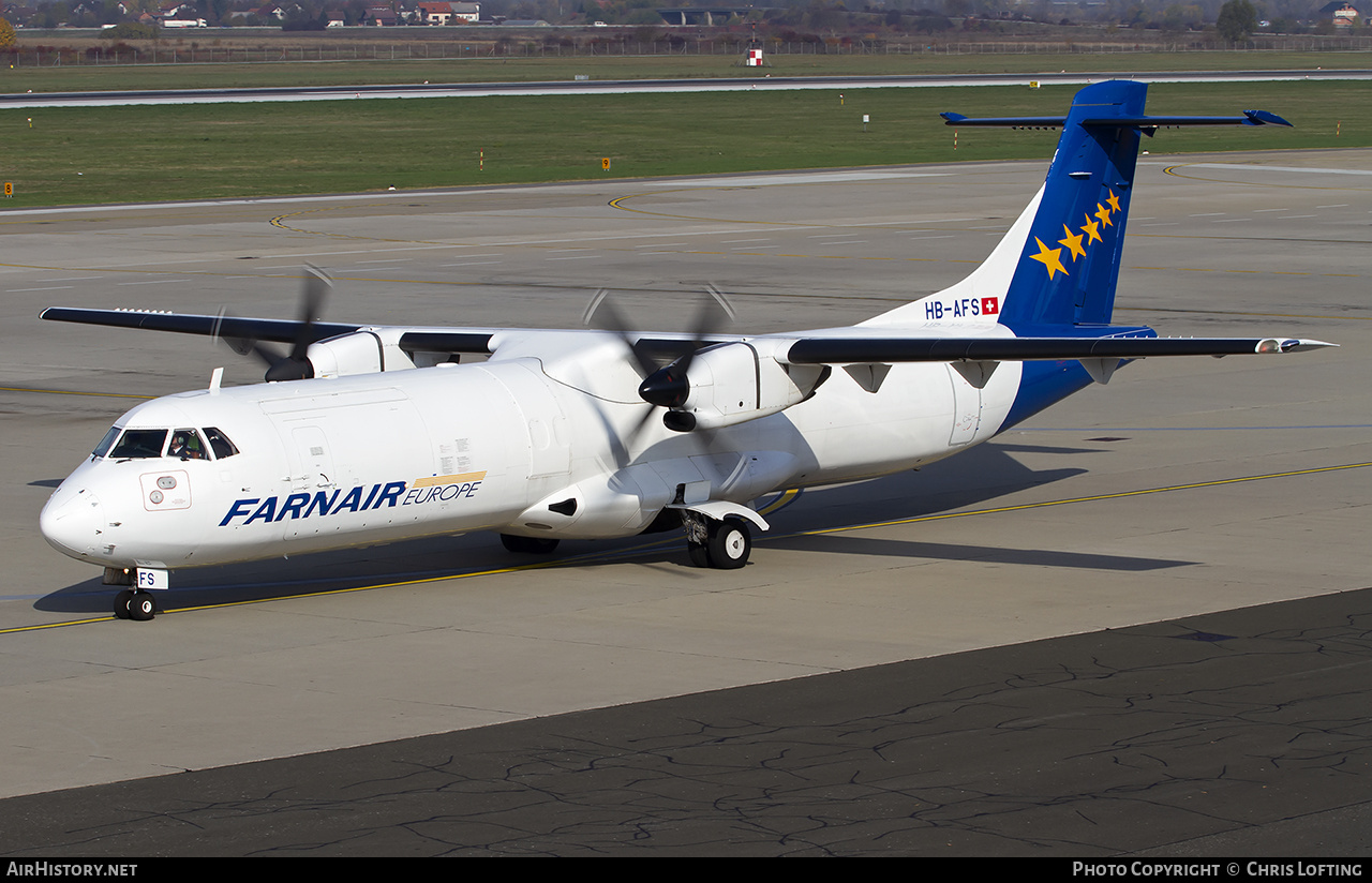 Aircraft Photo of HB-AFS | ATR ATR-72-201/F | Farnair Europe | AirHistory.net #502957