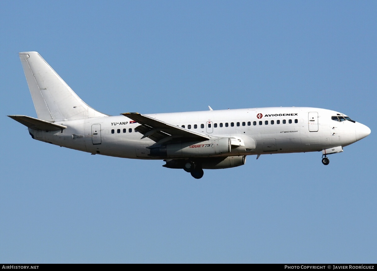 Aircraft Photo of YU-ANP | Boeing 737-2K3/Adv | Aviogenex | AirHistory.net #503031