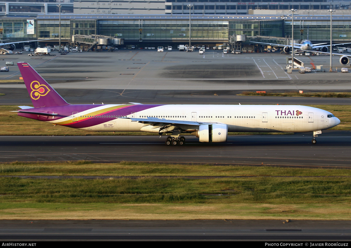 Aircraft Photo of HS-TKP | Boeing 777-3AL/ER | Thai Airways International | AirHistory.net #503043