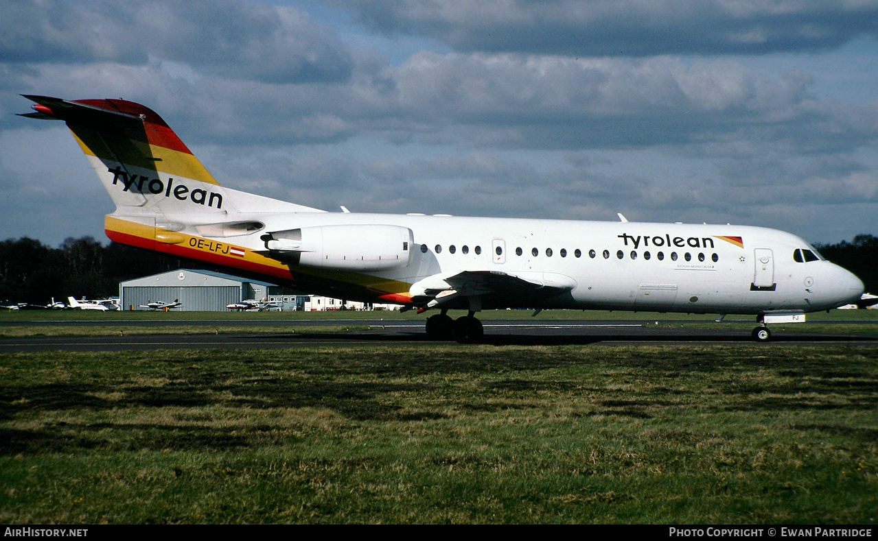 Aircraft Photo of OE-LFJ | Fokker 70 (F28-0070) | Tyrolean Airways | AirHistory.net #503060