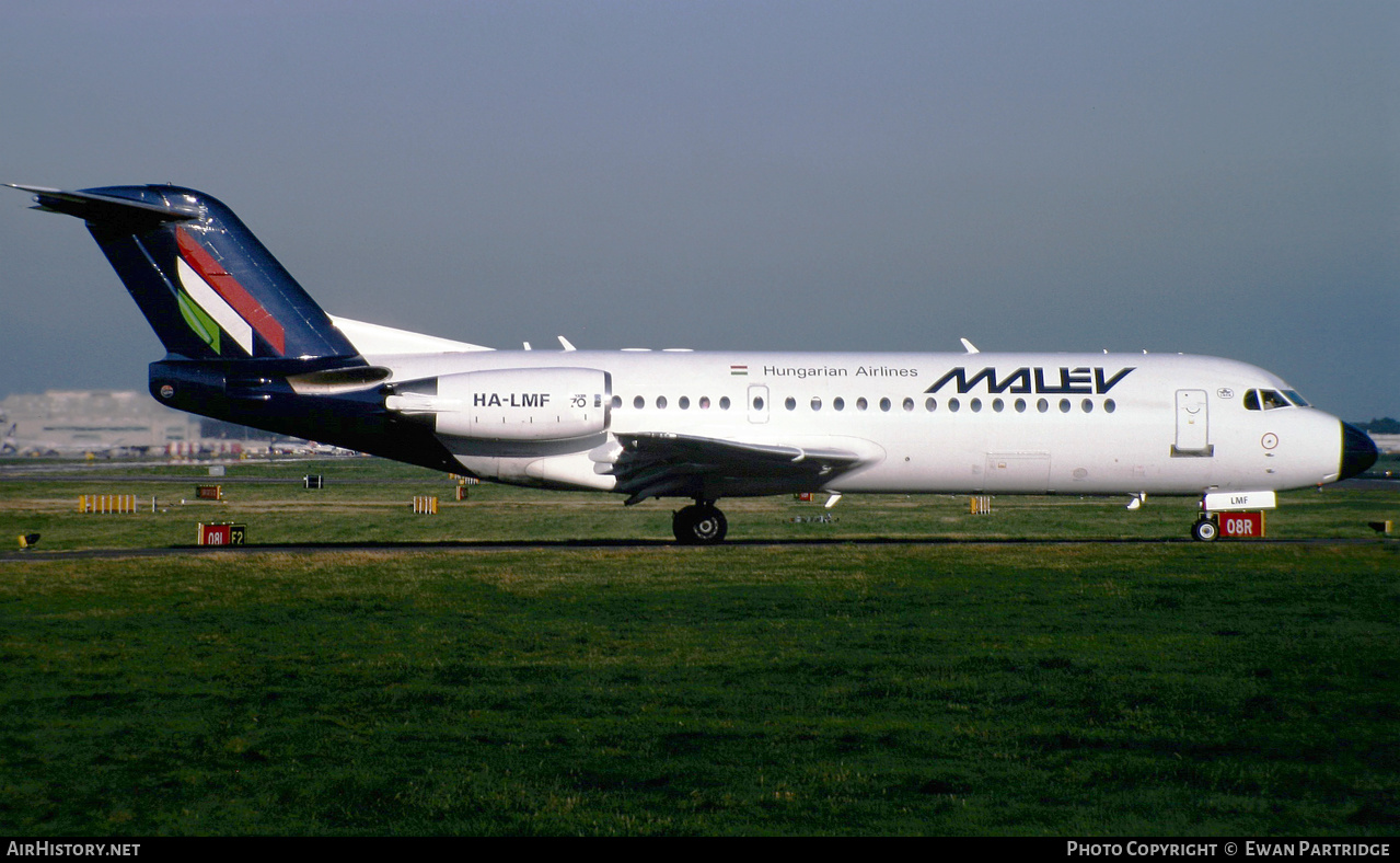 Aircraft Photo of HA-LMF | Fokker 70 (F28-0070) | Malév - Hungarian Airlines | AirHistory.net #503067