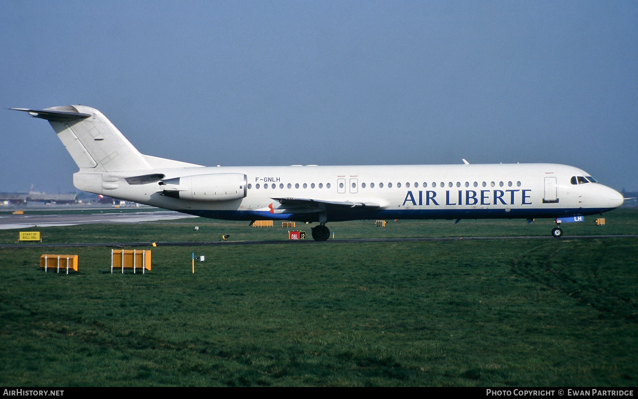 Aircraft Photo of F-GNLH | Fokker 100 (F28-0100) | Air Liberté | AirHistory.net #503071