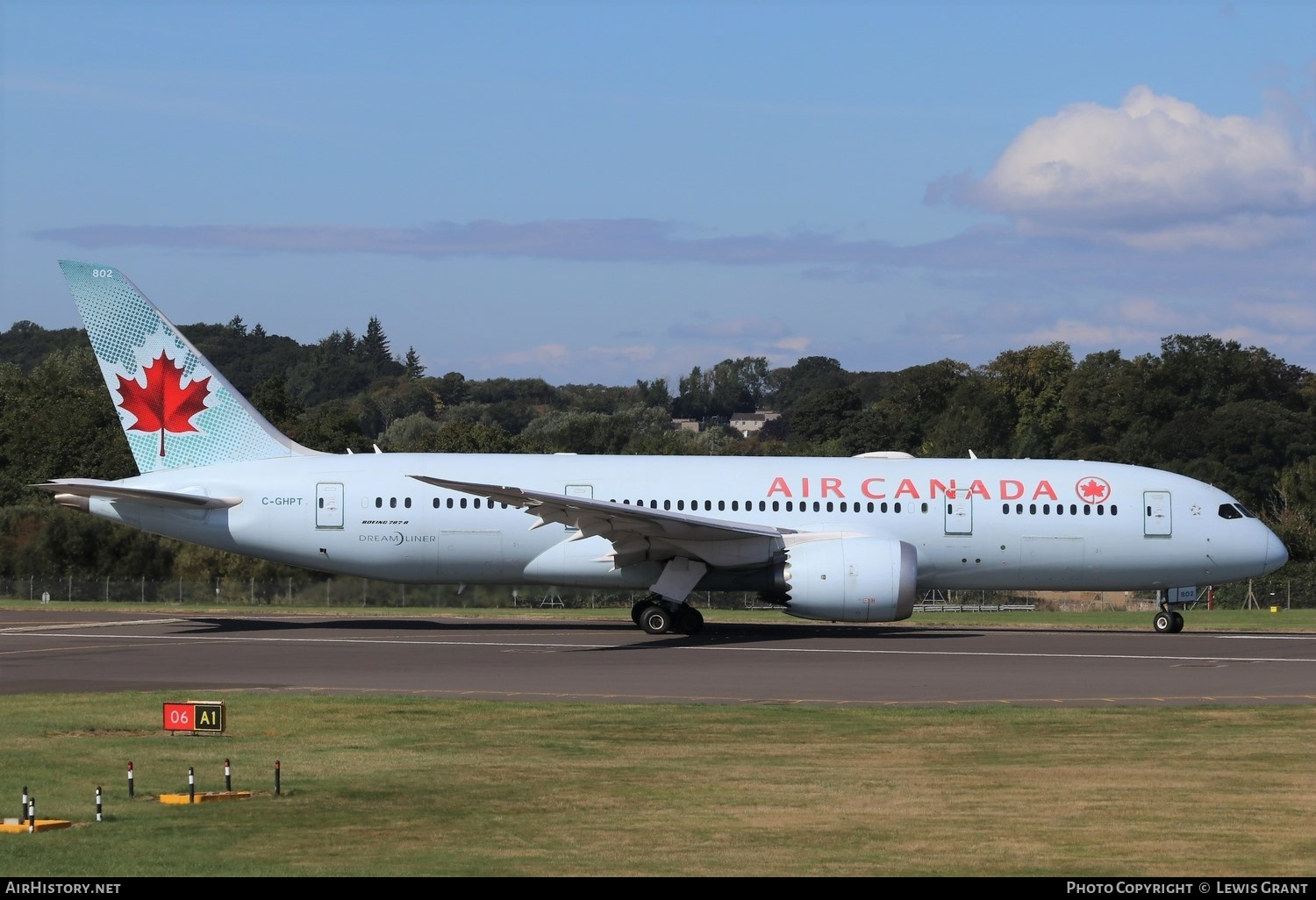 Aircraft Photo of C-GHPT | Boeing 787-8 Dreamliner | Air Canada | AirHistory.net #503087