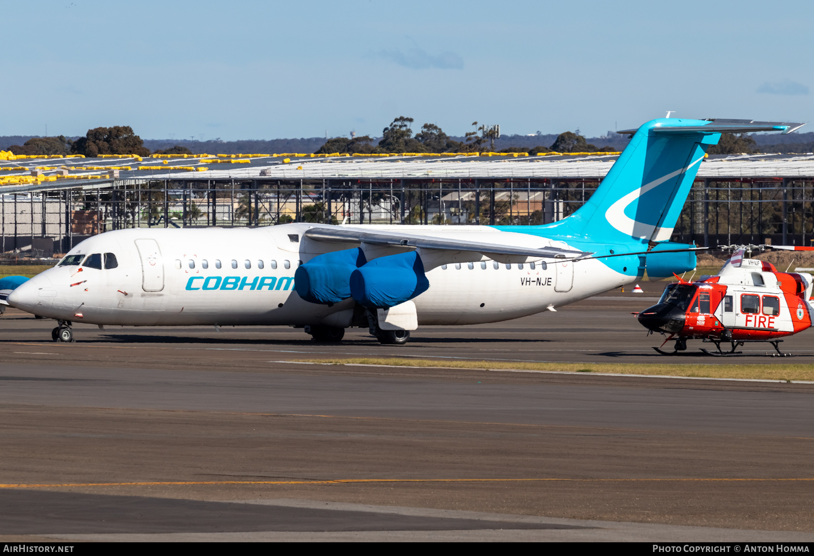 Aircraft Photo of VH-NJE | BAE Systems Avro 146-RJ100 | Cobham Aviation Services | AirHistory.net #503162